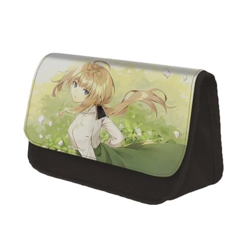 Xinchangda Evergarden Federmäppchen, Anime, 3D-Druck, große Kapazität, Stiftetasche, Cartoon-Schreibwaren-Tasche für Mädchen, Jungen, Schulbedarf, Typ 9, 22*13*7.5cm, Federmäppchen Xinchangda Evergarden Federmäppchen, Anime, 3D-Druck, große Kapazität, Stiftetasche, Cartoon-Schreibwaren-Tasche für Mädchen, Jungen, Schulbedarf, Typ 9, 22*13*7.5cm, Federmäppchen von Xinchangda
