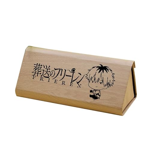 Xinchangda Frieren: Beyond Journey's End Federmäppchen Brillenetui Fern/Himmel/Frieren Anime Pencil Pouch Faltbare Brillenetuis für Schule, Büro, Outdoor, Typ 4, 16*6.5*7cm, Federmäppchen von Xinchangda