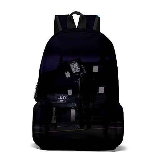 Xinchangda Game Toilettenrucksack Kinderrucksack Sprecher Schüler Schultasche Titan TV Mann Schreibwaren Aufbewahrung Schultasche, Typ3, 47 * 31 * 18cm von Xinchangda