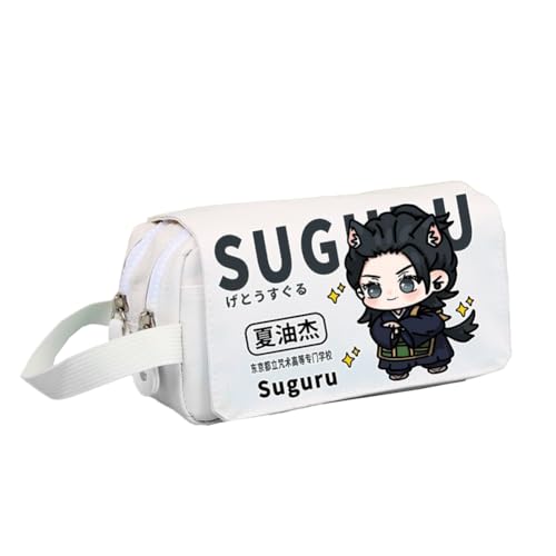 Xinchangda Gojo Satoru Federmäppchen Anime Geto Suguru/Itadori Yuji Federmäppchen Große Kapazität Stifttasche Studenten Schreibwaren Tasche für Studenten Teenager, Weiß 7, 20x8x10CM, Federmäppchen Xinchangda Gojo Satoru Federmäppchen Anime Geto Suguru/Itadori Yuji Federmäppchen Große Kapazität Stifttasche Studenten Schreibwaren Tasche für Studenten Teenager, Weiß 7, 20x8x10CM, Federmäppchen von Xinchangda