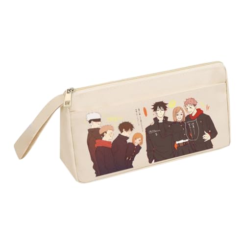 Xinchangda Gojo Satoru Federmäppchen Anime Itadori Yuji/Fushigura Megumi Federmäppchen Große Kapazität Anime Stifttasche Schreibwaren Tasche Schulbedarf, Weiß 6, 20*6*10CM, Federmäppchen Xinchangda Gojo Satoru Federmäppchen Anime Itadori Yuji/Fushigura Megumi Federmäppchen Große Kapazität Anime Stifttasche Schreibwaren Tasche Schulbedarf, Weiß 6, 20*6*10CM, Federmäppchen von Xinchangda