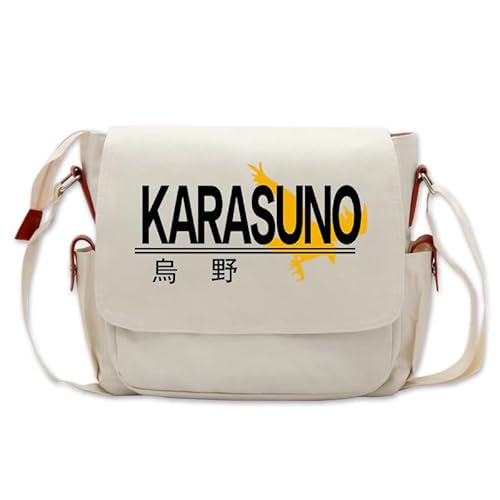 Xinchangda Haikyuu!! Anime Einzel-Schultertasche, Oxford-Stoff, Kuriertasche mit Haikyuu-Design, große Kapazität, Anime-Umhängetasche, Umhängetasche, Typ 15, 26*13*33cm von Xinchangda