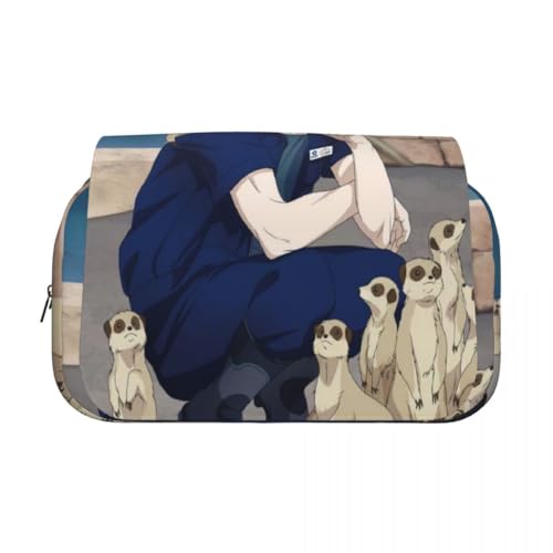 Xinchangda Isagi Yoichi Federmäppchen Seishiro Nagi Federmäppchen Anime Federmäppchen Große Kapazität Bleistiftbox Doppelreißverschluss Bleistifttasche Wasserdicht Stifttasche Make-up Organizer für von Xinchangda
