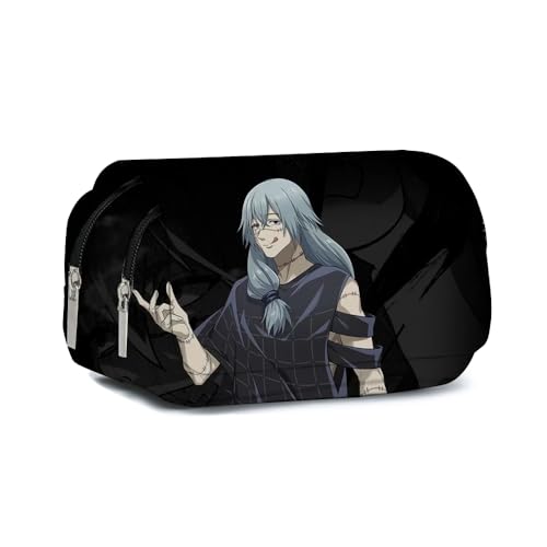 Xinchangda JJK Gojo Satoru Federmäppchen Anime Geto Suguru/Itadori Yuuji Fushiguro Toji Federmäppchen Große Kapazität Anime Stifttasche Schreibwaren Tasche von Xinchangda