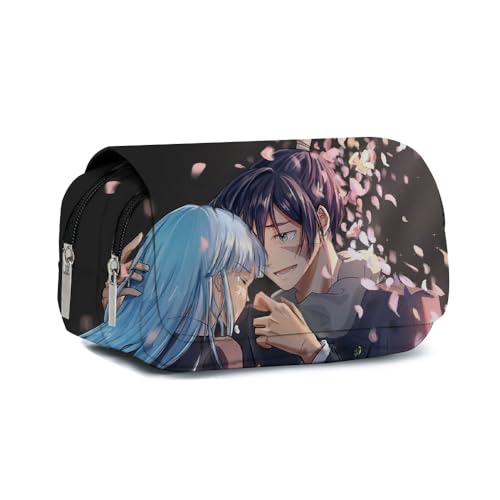 Xinchangda JJK Gojo Satoru Federmäppchen Anime Geto Suguru/Itadori Yuuji Fushiguro Toji Federmäppchen Große Kapazität Anime Stifttasche Schreibwaren Tasche von Xinchangda