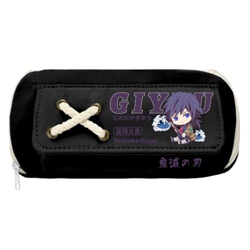 Xinchangda Kamado Tanjiro Federmäppchen Agatsuma Zen'itsu Federmäppchen, Anime Kochou Shinobu Federmäppchen, große Kapazität, mehrere Fächer, Federmäppchen, Make-up-Organizer für Teenager von Xinchangda