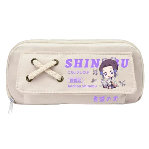 Xinchangda Kamado Tanjiro Federmäppchen Agatsuma Zen'itsu Federmäppchen, Anime Kochou Shinobu Federmäppchen, große Kapazität, mehrere Fächer, Federmäppchen, Make-up-Organizer für Teenager Xinchangda Kamado Tanjiro Federmäppchen Agatsuma Zen'itsu Federmäppchen, Anime Kochou Shinobu Federmäppchen, große Kapazität, mehrere Fächer, Federmäppchen, Make-up-Organizer für Teenager von Xinchangda