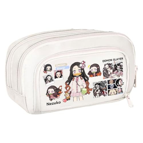 Xinchangda Kamado Tanjiro Federmäppchen Anime Kochou Shinobu/Tomioka Giyuu Federmäppchen Große Kapazität Anime Stifttasche Schreibwaren Tasche Schulbedarf, Weiß, Typ 5, 21*5*12CM, Federmäppchen Xinchangda Kamado Tanjiro Federmäppchen Anime Kochou Shinobu/Tomioka Giyuu Federmäppchen Große Kapazität Anime Stifttasche Schreibwaren Tasche Schulbedarf, Weiß, Typ 5, 21*5*12CM, Federmäppchen von Xinchangda