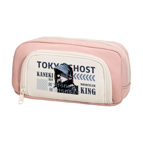Xinchangda Kaneki Ken Federmäppchen Anime Kamishiro Rize Federmäppchen Große Kapazität Anime Stifttasche Schreibwaren Tasche Schulbedarf, Rosa 2, 20*5*10CM, Federmäppchen Xinchangda Kaneki Ken Federmäppchen Anime Kamishiro Rize Federmäppchen Große Kapazität Anime Stifttasche Schreibwaren Tasche Schulbedarf, Rosa 2, 20*5*10CM, Federmäppchen von Xinchangda