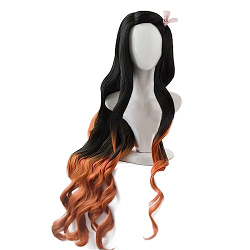 Xinchangda Kanroji Mitsuri Perücke Anime Cosplay Prop Tsuyuri Kanao/Agatsuma Zen'itsu/Kamado Nezuko Anime Perücke Halloween Cosplay Perücke Kollektion von Xinchangda