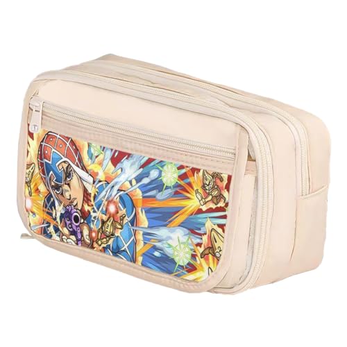 Xinchangda Kira Yoshikage Federmäppchen Anime Kawajiri Kosaku/Cujoh Jolyne Federmäppchen Große Kapazität Anime Stifttasche Schreibwaren Tasche Schulbedarf, Cremefarben 11, 21*8*13CM, Federmäppchen Xinchangda Kira Yoshikage Federmäppchen Anime Kawajiri Kosaku/Cujoh Jolyne Federmäppchen Große Kapazität Anime Stifttasche Schreibwaren Tasche Schulbedarf, Cremefarben 11, 21*8*13CM, Federmäppchen von Xinchangda