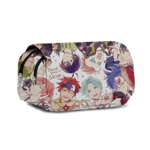 Xinchangda Kyan Reki Federmäppchen Anime Langa Hasegaw/Chinen Miya Federmäppchen Große Kapazität Anime Stifttasche Schreibwaren Tasche für Studenten, Type7, 22*9*12CM von Xinchangda