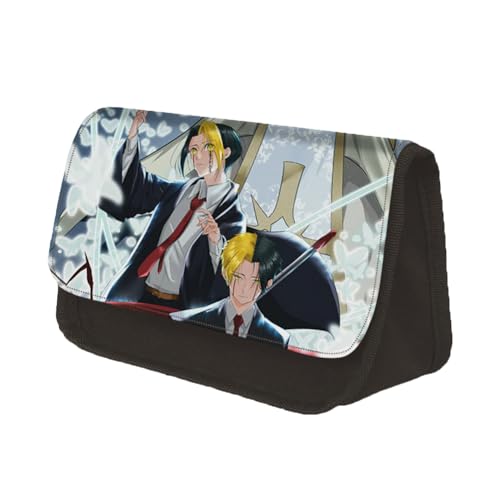 Xinchangda Mashle: Magic and Muscles Federmäppchen Anime Mash Burnedead Federmäppchen Große Kapazität Stifttasche Studenten Schreibwaren Tasche für Schüler Teenager, Typ11, 22*7.5*13cm von Xinchangda