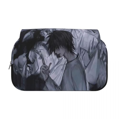 Xinchangda Misa Amane Federmäppchen Anime Light Yagami/L Federmäppchen Große Kapazität Anime Stifttasche Schreibwaren Tasche Schulbedarf, Typ 10, 21*7.5*10CM, Federmäppchen von Xinchangda