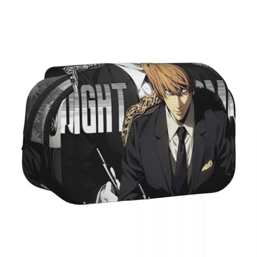 Xinchangda Misa Amane Federmäppchen Anime Light Yagami/L Federmäppchen Große Kapazität Anime Stifttasche Schreibwaren Tasche Schulbedarf, Typ 3, 21*7.5*10CM, Federmäppchen von Xinchangda
