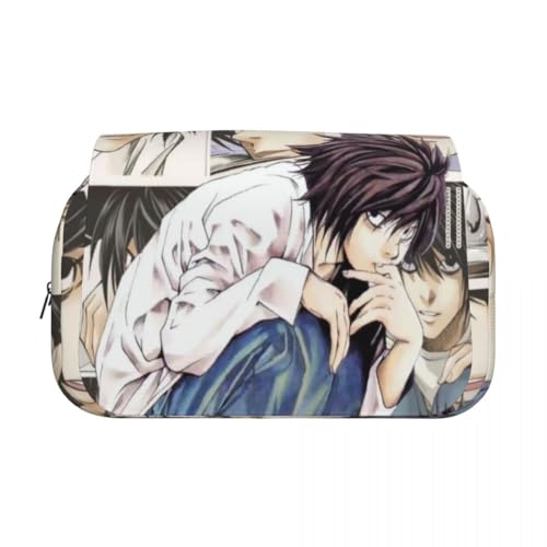 Xinchangda Misa Amane Federmäppchen Anime Light Yagami/L Federmäppchen Große Kapazität Anime Stifttasche Schreibwaren Tasche Schulbedarf, Typ 6, 21*7.5*10CM, Federmäppchen von Xinchangda