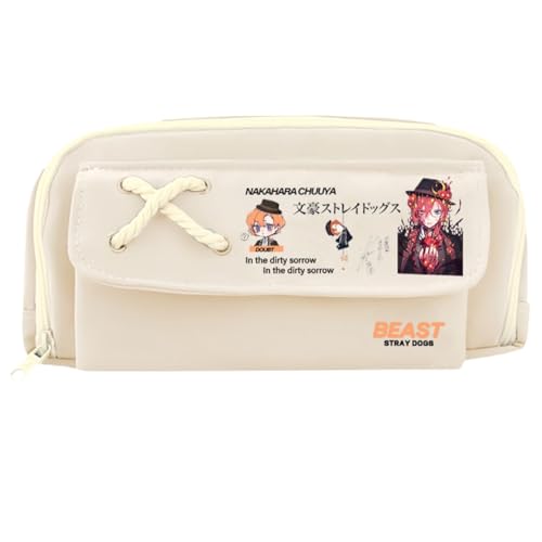 Xinchangda Nakahara Chuuya Federmäppchen Anime Dazai Osamu Federmäppchen Große Kapazität Anime Stifttasche Schreibwaren Tasche Schulbedarf, Weiß 5, 21*11CM, Federmäppchen Xinchangda Nakahara Chuuya Federmäppchen Anime Dazai Osamu Federmäppchen Große Kapazität Anime Stifttasche Schreibwaren Tasche Schulbedarf, Weiß 5, 21*11CM, Federmäppchen von Xinchangda