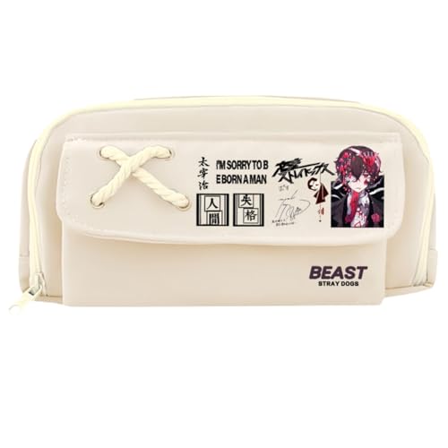 Xinchangda Nakahara Chuuya Federmäppchen Anime Dazai Osamu Federmäppchen Große Kapazität Anime Stifttasche Schreibwaren Tasche Schulbedarf, Weiß 9, 21*11CM, Federmäppchen Xinchangda Nakahara Chuuya Federmäppchen Anime Dazai Osamu Federmäppchen Große Kapazität Anime Stifttasche Schreibwaren Tasche Schulbedarf, Weiß 9, 21*11CM, Federmäppchen von Xinchangda