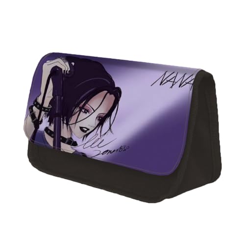 Xinchangda Osaki Nana Federmäppchen Anime Komatsu Nana Federmäppchen Große Kapazität Anime Stifttasche Schreibwaren Tasche Schulbedarf, Typ 8, 22*7.5*13CM, Federmäppchen von Xinchangda
