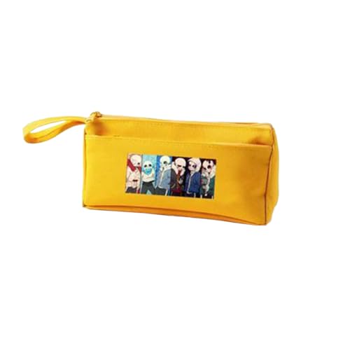 Xinchangda Sans/Flowey/Asriel Dreemurr Federmäppchen Frisk/Papyrus/Undyne Anime Federmäppchen Schreibwaren Tasche Halter Box Tragbare Schulbedarf, Gelb 05, 21*4.7*9.5cm, Federmäppchen Xinchangda Sans/Flowey/Asriel Dreemurr Federmäppchen Frisk/Papyrus/Undyne Anime Federmäppchen Schreibwaren Tasche Halter Box Tragbare Schulbedarf, Gelb 05, 21*4.7*9.5cm, Federmäppchen von Xinchangda