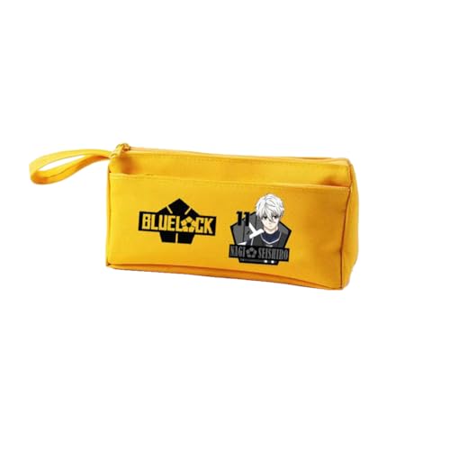 Xinchangda Seishiro Nagi Federmäppchen Isagi Yoichi/Chigiri Hyoma Anime Federmäppchen Bachira Meguru Schreibwaren Tasche Halter Box Tragbare Schulbedarf, Gelb 01, 21*4.7 *9.5cm, Federmäppchen Xinchangda Seishiro Nagi Federmäppchen Isagi Yoichi/Chigiri Hyoma Anime Federmäppchen Bachira Meguru Schreibwaren Tasche Halter Box Tragbare Schulbedarf, Gelb 01, 21*4.7 *9.5cm, Federmäppchen von Xinchangda