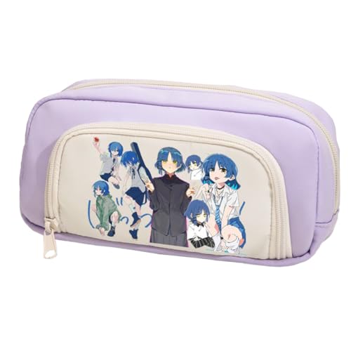 Xinchangda Yamada Ryo Federmäppchen Anime Goto Hitori/Ijichi Nijika/Kita Ikuyo Federmäppchen Große Kapazität Anime Stifttasche Schreibwaren Tasche Schulbedarf, Lila 1, 22*7*12.5CM, Federmäppchen Xinchangda Yamada Ryo Federmäppchen Anime Goto Hitori/Ijichi Nijika/Kita Ikuyo Federmäppchen Große Kapazität Anime Stifttasche Schreibwaren Tasche Schulbedarf, Lila 1, 22*7*12.5CM, Federmäppchen von Xinchangda