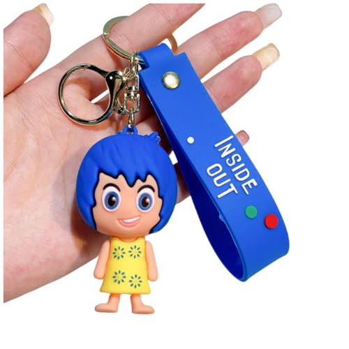 Xingbiyou Anime Schlüsselanhänger, Inside Out Auto Anhänger, Tasche Anhänger (F) von Xingbiyou
