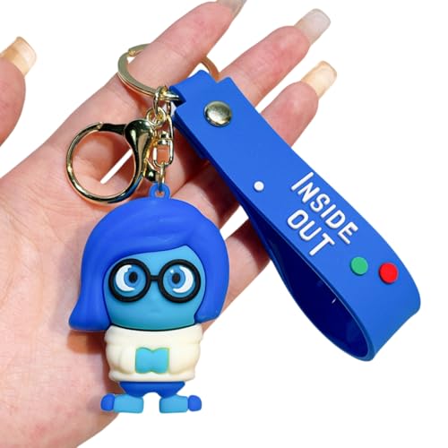Xingbiyou Anime Schlüsselanhänger, Inside Out Auto Anhänger, Tasche Anhänger (J) von Xingbiyou