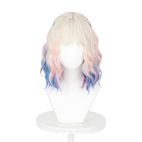Xingbiyou Wednesday Enid Cosplay Perücke, Halloween Karneval Kostüm Perücke für Damen und Mädchen von Xingbiyou