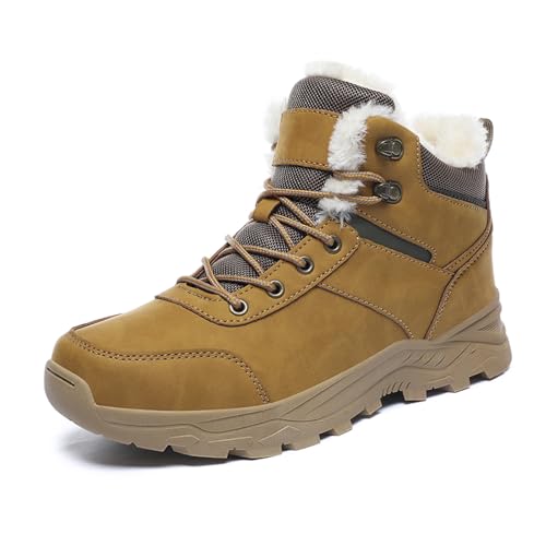 Herren Winterschuhe Warm Gefütterte Schneestiefel Bequem Winterstiefel Wanderschuhe Wasserdicht Rutschfeste Winter Boots für Outdoor 39-48 Herren Winterschuhe Warm Gefütterte Schneestiefel Bequem Winterstiefel Wanderschuhe Wasserdicht Rutschfeste Winter Boots für Outdoor 39-48 von Xinghuanhua