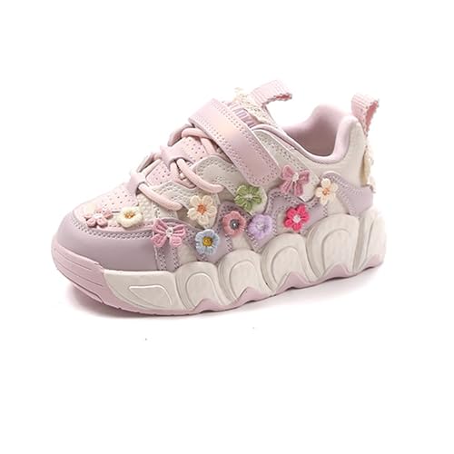 Kinder Turnschuhe Mädchen Mode Niedlich Sportschuhe Leicht Atmungsaktiv Outdoor Sneaker Hallenschuhe EU26-37 von Xinghuanhua