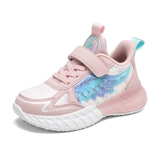 Mädchen Sneakers Kinder Laufschuhe Bequeme Leichte Niedliche Turnschuhe Größe 26-37 von Xinghuanhua