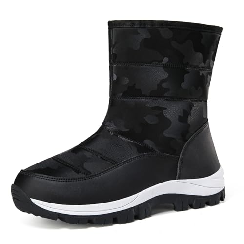 Schneestiefel Damen Winterstiefel Warm gefütterte Winterschuhe Bequem WinterBoots Anti-Rutsch Wasserdicht 36-42 von Xinghuanhua