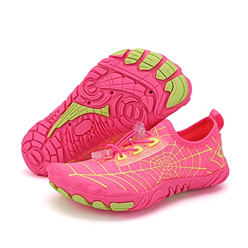 Xinghuanhua Badeschuhe Mode 2023 Kinder Jungen Wasserschuhe Mädchen Schwimmschuhe Leichte Barfußschuhe rutschfeste Schnell Trocknend Strandschuhe Aquaschuhe Gr.28-37 von Xinghuanhua