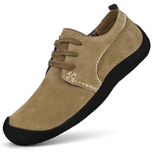 Xinghuanhua Barfuss Schuhe Herren Traillaufschuhe Barfußschuhe Wanderschuhe Leder Outdoor Running Walking Schuhe 38-46 Xinghuanhua Barfuss Schuhe Herren Traillaufschuhe Barfußschuhe Wanderschuhe Leder Outdoor Running Walking Schuhe 38-46 von Xinghuanhua