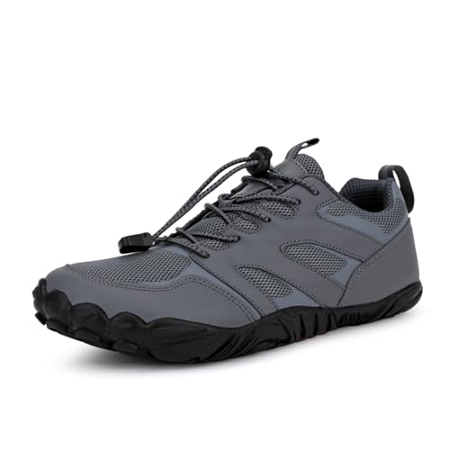 Xinghuanhua Barfußschuhe Damen Herren Outdoor Traillaufschuhe Bequeme Fitnessschuhe Wanderschuhe Atmungsaktiv rutschfest Leicht Gr 36-46 von Xinghuanhua