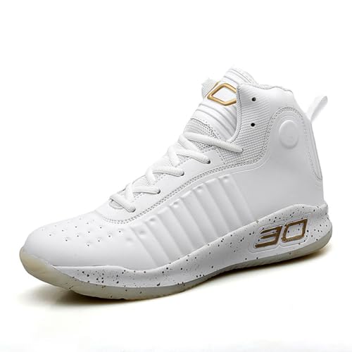 Xinghuanhua Basketball-Schuhe Herren Basketball-Schuhe Jugend Anti-Rutsch Jungen-Mode 44 EU Y2200 Platinum von Xinghuanhua