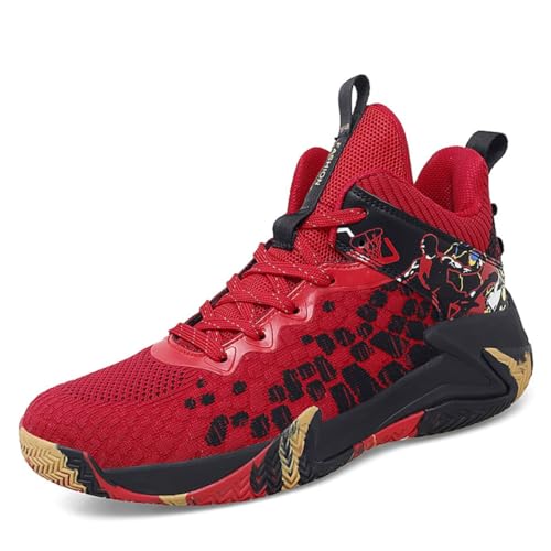 Xinghuanhua Basketball-Schuhe Herren-Basketball-Schuhe Jugend-Basketball-Schuhe Indoor-Sport-Schuhe High-Top-Transport-Schuhe Anti-Rutsch Jungen-Mode von Xinghuanhua
