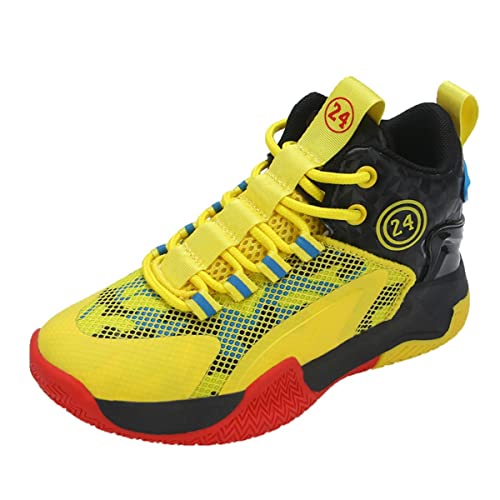 Xinghuanhua Basketballschuhe für Jungen Atmungsaktive Laufschuhe Kindersportschuhe Straßenlaufschuhe für Jungen Leichte neutrale Sportschuhe von Xinghuanhua