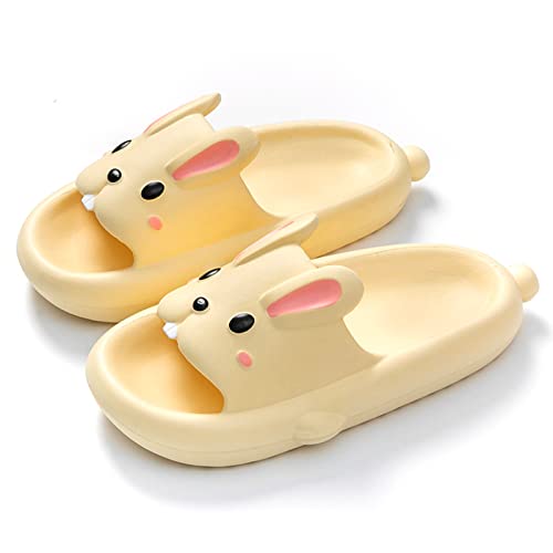 Xinghuanhua Damen Hase Badelatschen Kinder Sommer Hausschuhe Mädchen Badeschlappen rutschfeste Dusch Badeschuhe Strand Sandalen 29-40 von Xinghuanhua