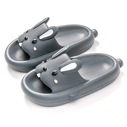 Xinghuanhua Damen Hase Badelatschen Kinder Sommer Hausschuhe Mädchen Badeschlappen rutschfeste Dusch Badeschuhe Strand Sandalen 29-40 von Xinghuanhua