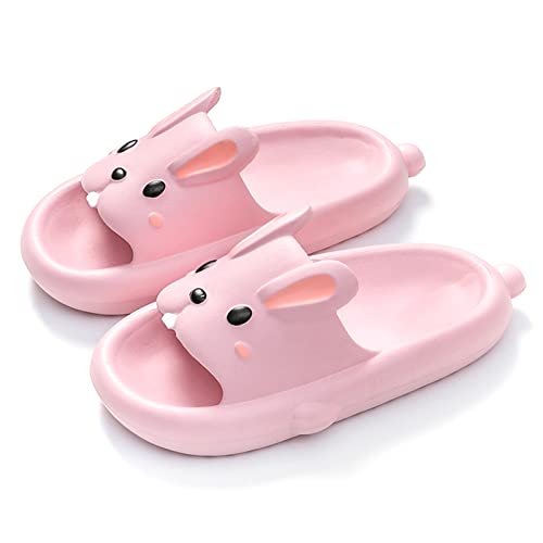 Xinghuanhua Damen Hase Badelatschen Kinder Sommer Hausschuhe Mädchen Badeschlappen rutschfeste Dusch Badeschuhe Strand Sandalen 29-40 von Xinghuanhua