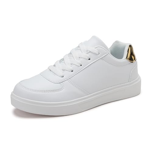 Xinghuanhua Damen Sneaker Mode Leicht Bequem Flach Freizeitschuhe Wasserdichtes Kunstleder 35-42 Xinghuanhua Damen Sneaker Mode Leicht Bequem Flach Freizeitschuhe Wasserdichtes Kunstleder 35-42 von Xinghuanhua