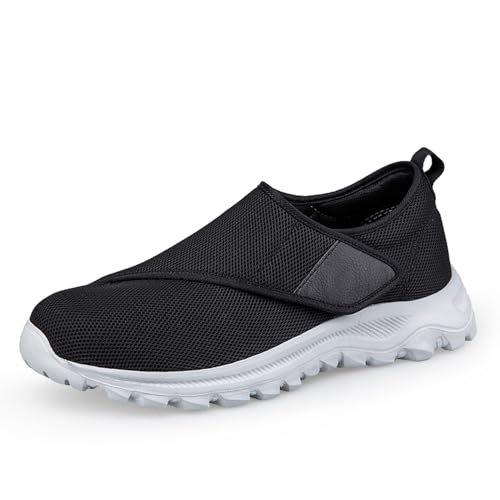 Xinghuanhua Diabetiker Schuhe Herren Damen Extra Weite Einstellbar Walking Schuhe Bequem Ultraleicht rutschfest Klettverschluss Gesundheitsschuhe Gr.36-45 von Xinghuanhua