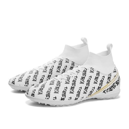 Xinghuanhua Fußball Schuhe Männer Turnschuhe Teenager Atmungsaktive Fußballschuhe von Xinghuanhua