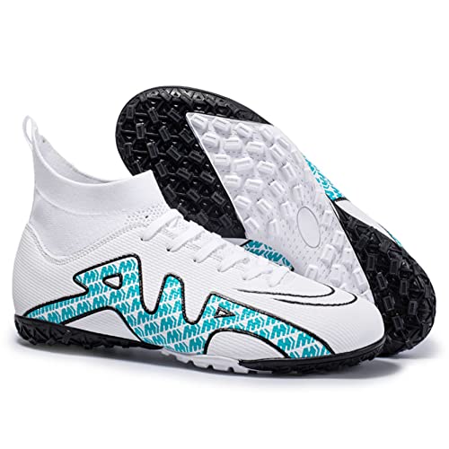 Xinghuanhua Fußballschuhe Unisex High Top Fußballschuhe Jungen Professional Spike Training Fußballschuhe Outdoor Sneakers von Xinghuanhua