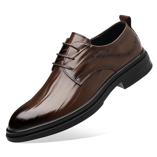 Xinghuanhua Herren-Anzugschuhe Herren-Slipper atmungsaktive Slipper aus Leder mit Flacher Sohle, Bequeme Fahrerschuhe Xinghuanhua Herren-Anzugschuhe Herren-Slipper atmungsaktive Slipper aus Leder mit Flacher Sohle, Bequeme Fahrerschuhe von Xinghuanhua