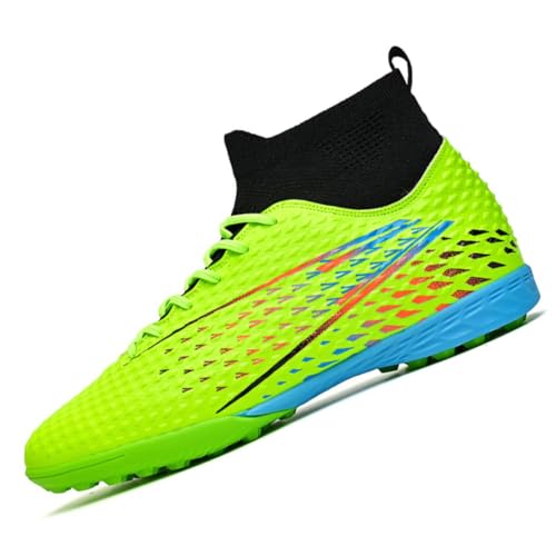 Xinghuanhua Herren Fußballschuhe Kinder High Top Kunstrasen Fussballschuhe Jugendliche Athletics Hallenschuhe Trainingsschuhe Outdoor Sport Football Schuhe von Xinghuanhua