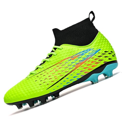 Xinghuanhua Herren Fußballschuhe Kinder High Top Kunstrasen Fussballschuhe Jugendliche Athletics Hallenschuhe Trainingsschuhe Outdoor Sport Football Schuhe von Xinghuanhua
