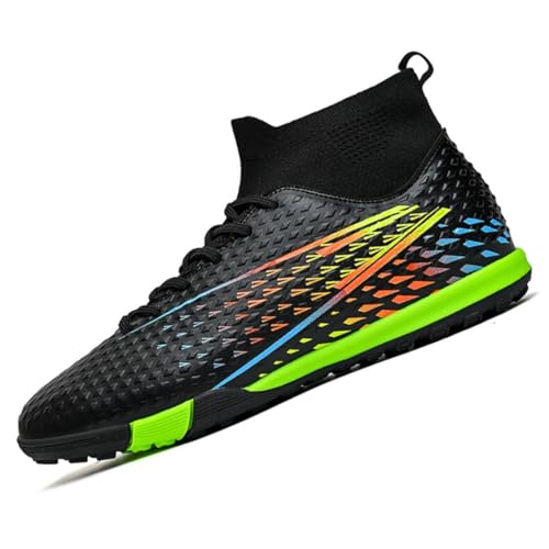 Xinghuanhua Herren Fußballschuhe Kinder High Top Kunstrasen Fussballschuhe Jugendliche Athletics Hallenschuhe Trainingsschuhe Outdoor Sport Football Schuhe von Xinghuanhua